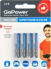 GoPower (AAA, 4 шт) (00-00015602)