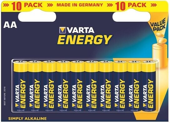 Батарейка Varta Energy (AA, 10 шт)