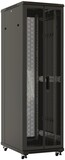 Hyperline TTB-4282-DD-RAL9004 Шкаф напол., 42U, 2055x800х1200мм, распашн. перфорир. двери, разобр.