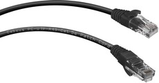 Cabeus PC-UTP-RJ45-Cat.5e-1m-BK, 1м