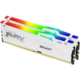 64Gb DDR5 5600MHz Kingston Fury Beast White RGB (KF556C36BWEAK2-64) (2x32Gb KIT)