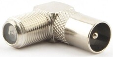 Переходник антенный F - TV, Cablexpert APL-FTVM-02