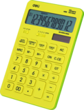 Калькулятор Deli EM01551 Yellow