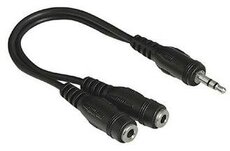 Переходник HAMA 2x3.5 Jack (F) - 3.5 Jack (M) (H-48925)