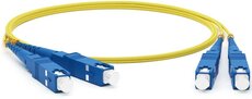 Оптический патч-корд Hyperline FC-D2-9-SC/UR-SC/UR-H-1M-LSZH-YL