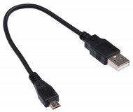 Кабель Buro USB 2.0 A (M) - Micro USB B (M), 0.2м
