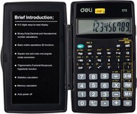 Калькулятор Deli E1711 Black