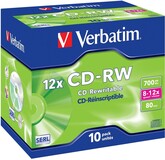 Диск CD-RW Verbatim 700Mb 12x DataLife+ (10шт) (43148)