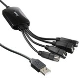 USB-концентратор Buro BU-HUB4-0.3-U2.0-SPLITTER