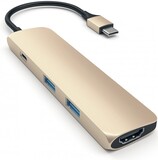 Satechi Type-C Slim Multi-Port Adapter 4K Gold (ST-CMAG)