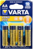 Батарейка Varta Long Life (AA, 4 шт)