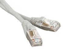 Патч-корд Hyperline PC-LPM-STP-RJ45-RJ45-C6-1M-LSZH-GY