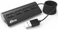 USB-концентратор Ritmix CR-2400 Black