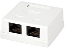 Розетка Gembird RJ-45 на 2 порта (NAS214)