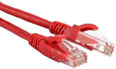 Патч-корд Hyperline PC-LPM-UTP-RJ45-RJ45-C5e-0.15M-LSZH-RD