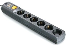 Сетевой фильтр Most H6 2м 6 розеток чёрный