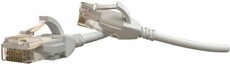 Hyperline PC-LPT-UTP-RJ45-RJ45-C6-1M-LSZH-WH, 1м