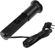 Сетевой фильтр PREMIER Vertical 3R USB Black, 1.8м