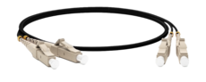 Hyperline FC-D2-504-LC/PR-LC/PR-H-15M-LSZH-BK, 15м
