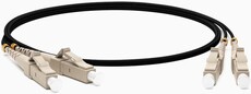 Hyperline FC-D2-504-LC/PR-LC/PR-H-10M-LSZH-BK, 10м