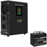 ExeGate FineSine SX-800.LCD.AVR.2SH + DT 1233 (33Ач)