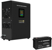 ExeGate FineSine SX-1000.LCD.AVR.2SH + DT 12120 (120Ач)