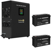 ExeGate FineSine SX-1500.LCD.AVR.2SH + 2x DT 12120 (120Ач)