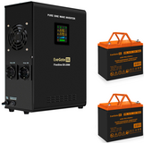 ExeGate FineSine SX-2500.LCD.AVR.2SH + 2x HRL 12-75 (75Ач)