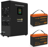 ExeGate FineSine SX-2000.LCD.AVR.2SH + 2x HRL 12-100 (100Ач)