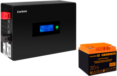 ExeGate IdealSine SR-600.LCD.2SH + HR 12-40 (40Ач)