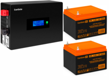 ExeGate IdealSine SR-1500.LCD.2SH + 2x HRL 12-26 (26Ач)