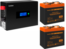 ExeGate IdealSine SR-1500.LCD.2SH + 2x HRL 12-55 (55Ач)