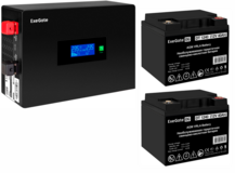 ExeGate IdealSine SR-1500.LCD.2SH + 2x DT 1240 (40Ач)