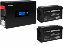 ExeGate IdealSine SR-1500.LCD.2SH + 2x DT 12120 (120Ач)