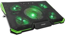 Охлаждающая подставка для ноутбука Crown CMLS-k332 Green