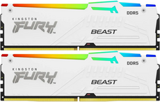 64Gb DDR5 6000MHz Kingston Fury Beast White RGB (KF560C30BWEAK2-64) (2x32Gb KIT)