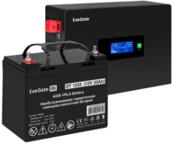 ExeGate IdealSine SR-1000.LCD.2SH + DT 1233 (33Ач)