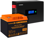 ExeGate IdealSine SR-1000.LCD.2SH + HRL 12-45 (45Ач)