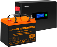 ExeGate IdealSine SR-600.LCD.2SH + HRL 12-45 (45Ач)