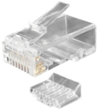 Разъем Hyperline PLUG-8P8C-UV-C6-100