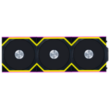 Lian Li UNI Fan SL Wireless 120 Reverse Blade Black (3 шт.)