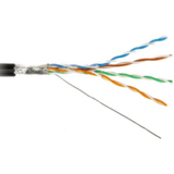 Hyperline FUTP4R-C5E-S24-OUT-PE-BK-500, 500м