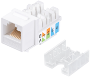 Cabeus KJ-RJ45-Cat.5e-90-SW
