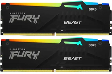 64Gb DDR5 6000MHz Kingston Fury Beast Black RGB (KF560C30BBEAK2-64) (2x32Gb KIT)
