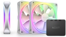 NZXT F120 RGB DUO White Triple Pack
