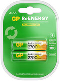 GP ReEnergy (AA, 2600mAh, 2 шт.)