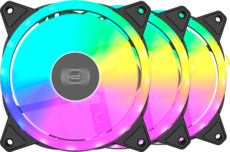 PCcooler F3 T120 ARGB Black (3 шт.)