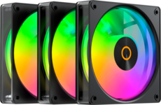 Ocypus Gamma F12 Elite BK ARGB REVERSE BLADE (3 шт.)