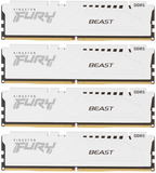64Gb DDR5 5600MHz Kingston Fury Beast White (KF556C40BWK4-64) (4x16Gb KIT)