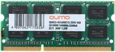 4Gb DDR-III 1600MHz QUMO SO-DIMM (QUM3S-4G1600K11L)